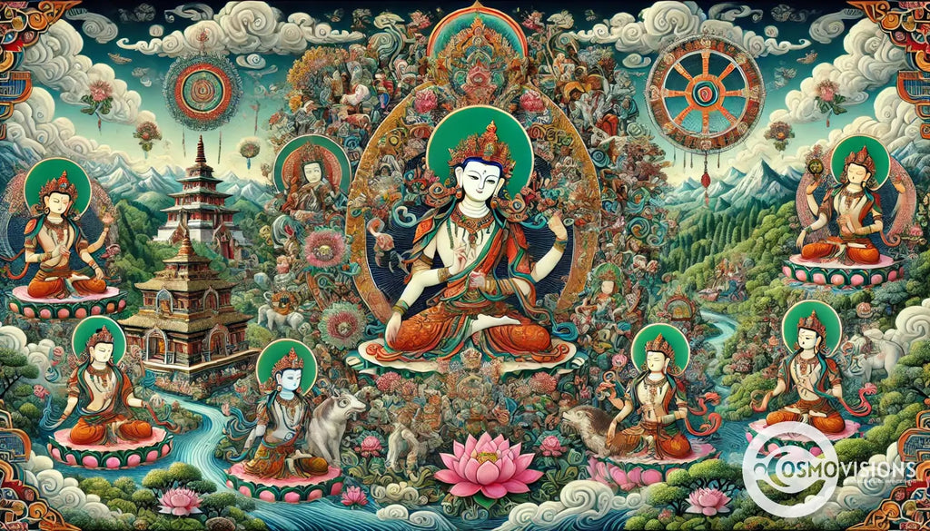 Buddhist Thangka, Green Tara